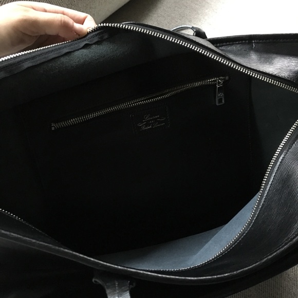 Black leather Ralph Lauren tote bag - Picture 2 of 2
